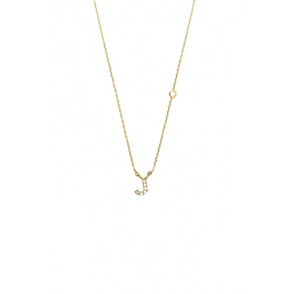 NEW TAI JEWELRY women's initial j necklace in gold